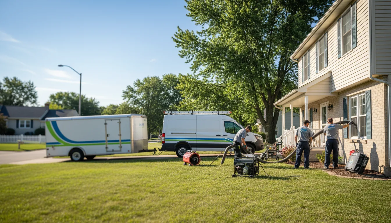 Flooded Basement Restoration And Cleanup With Repair in Kingston Mines, IL near me